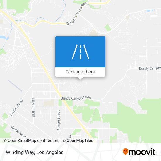 Mapa de Winding Way