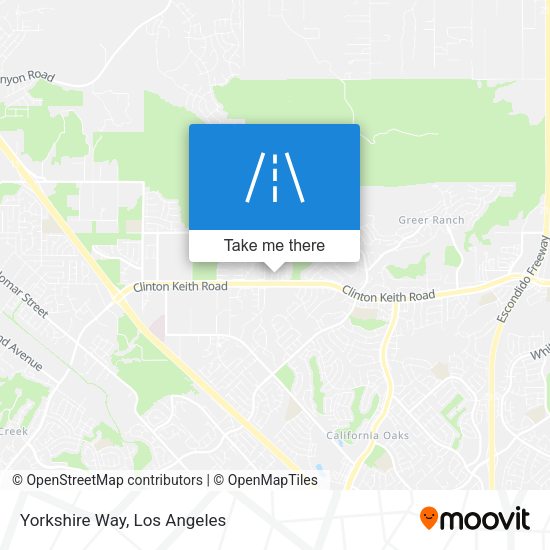 Yorkshire Way map