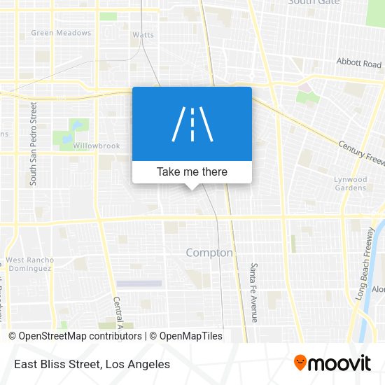 Mapa de East Bliss Street