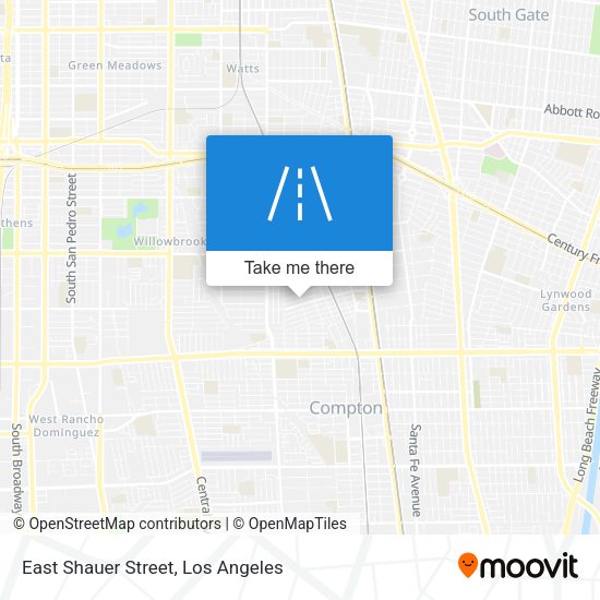 East Shauer Street map