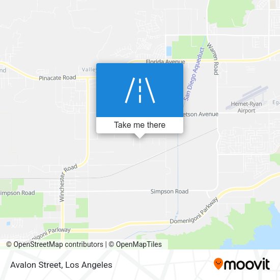 Mapa de Avalon Street