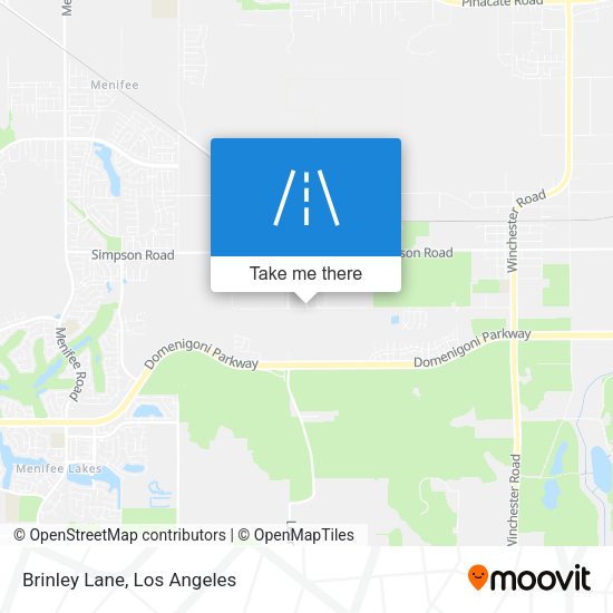 Mapa de Brinley Lane