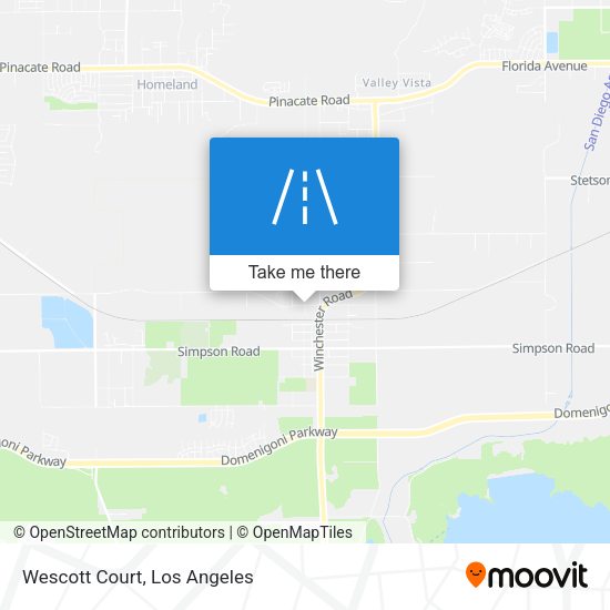Mapa de Wescott Court