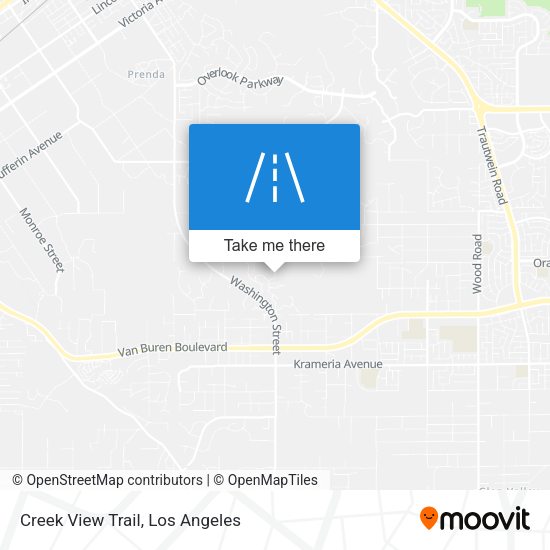 Creek View Trail map