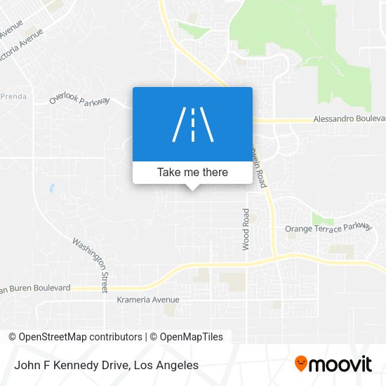 John F Kennedy Drive map