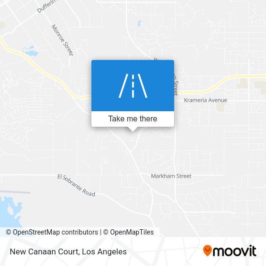 Mapa de New Canaan Court