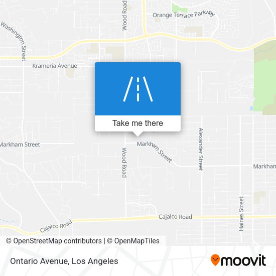 Mapa de Ontario Avenue