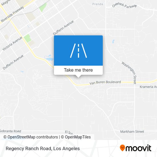 Mapa de Regency Ranch Road