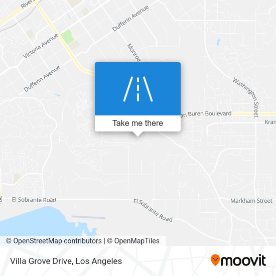 Mapa de Villa Grove Drive
