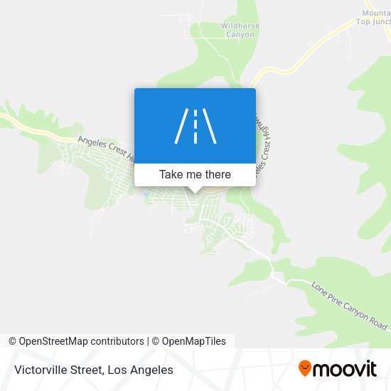 Victorville Street map