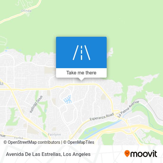 Avenida De Las Estrellas map