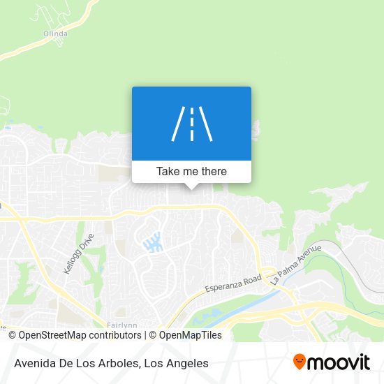 Avenida De Los Arboles map