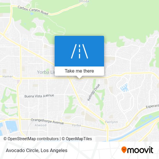 Mapa de Avocado Circle