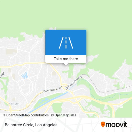 Balantree Circle map