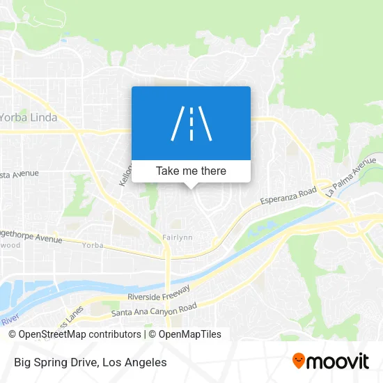 Big Spring Drive map