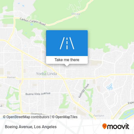 Mapa de Boeing Avenue
