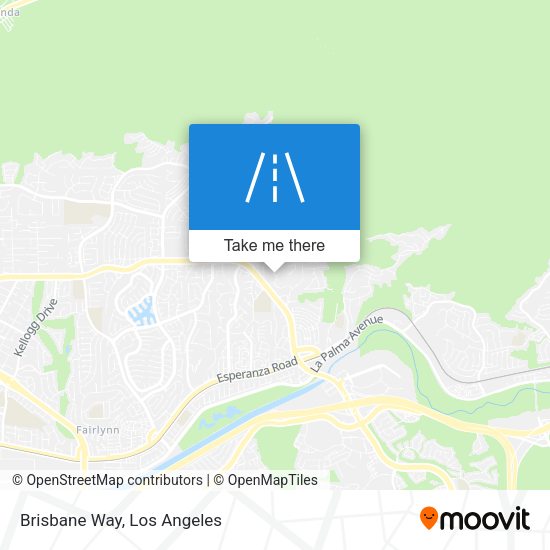 Mapa de Brisbane Way