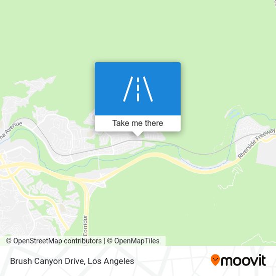 Mapa de Brush Canyon Drive
