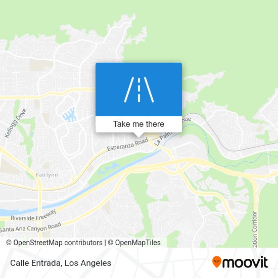 Mapa de Calle Entrada