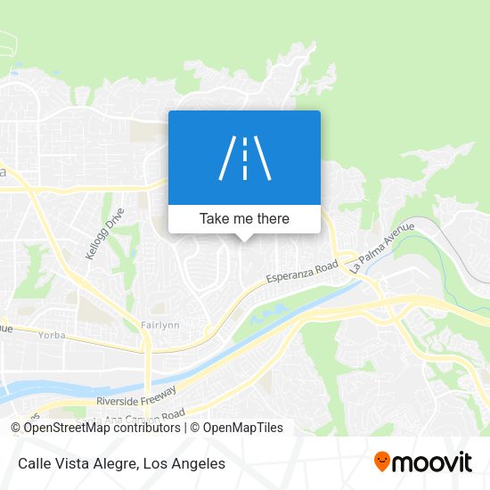 Calle Vista Alegre map