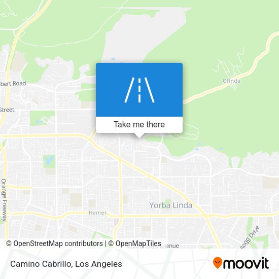 Mapa de Camino Cabrillo
