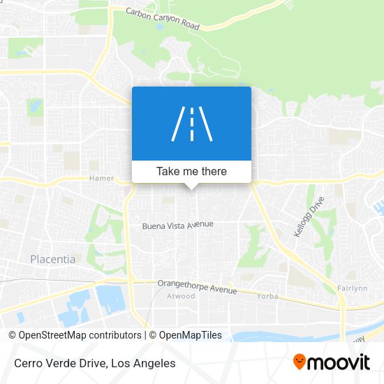 Mapa de Cerro Verde Drive