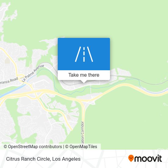 Citrus Ranch Circle map