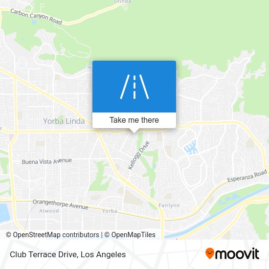 Club Terrace Drive map