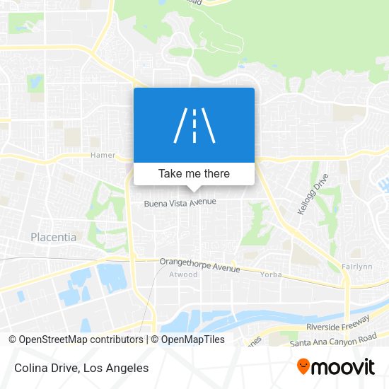 Mapa de Colina Drive