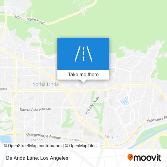 Mapa de De Anda Lane