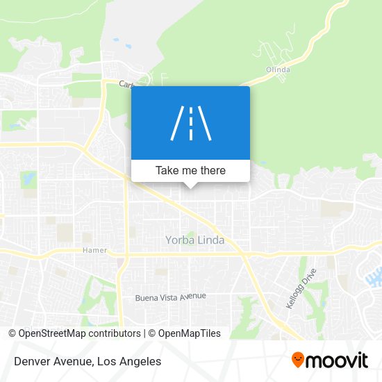 Mapa de Denver Avenue