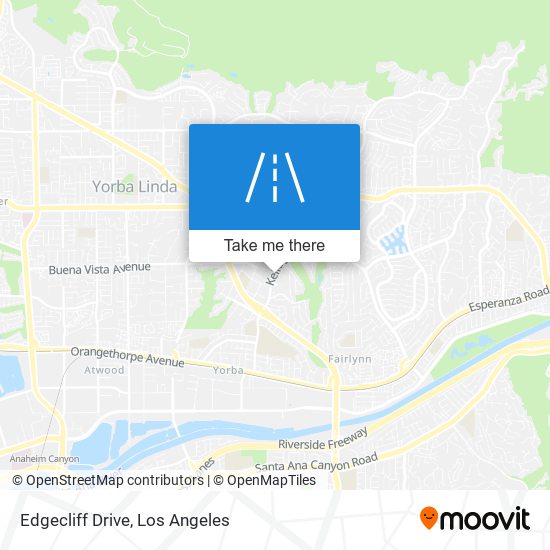 Mapa de Edgecliff Drive