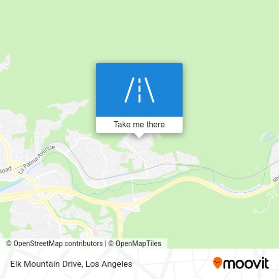 Elk Mountain Drive map
