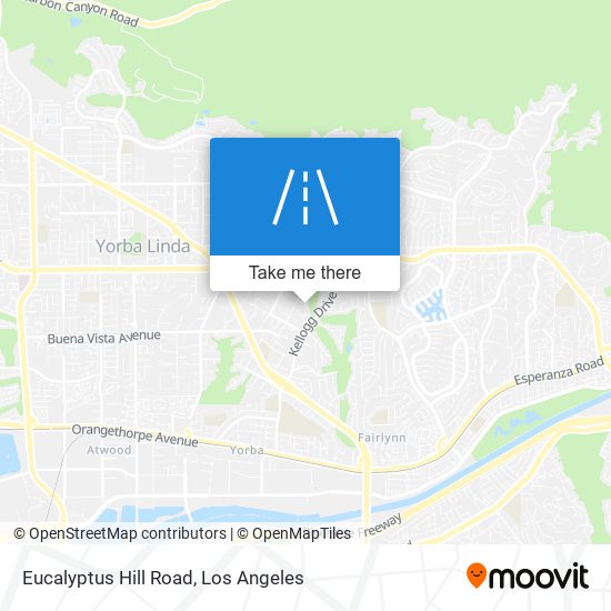 Eucalyptus Hill Road map