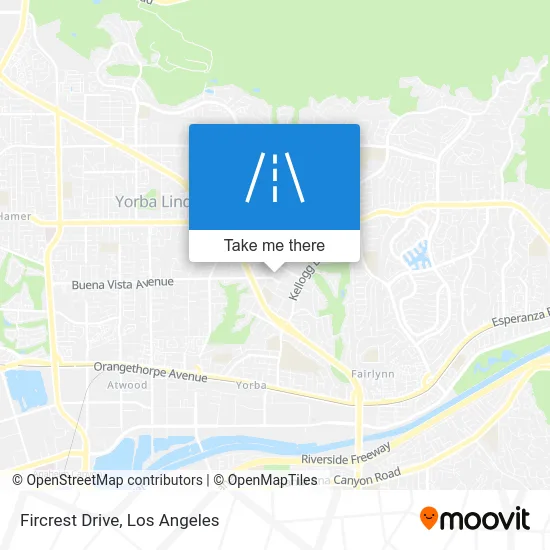Fircrest Drive map