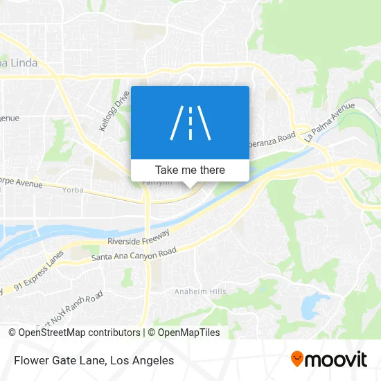 Flower Gate Lane map