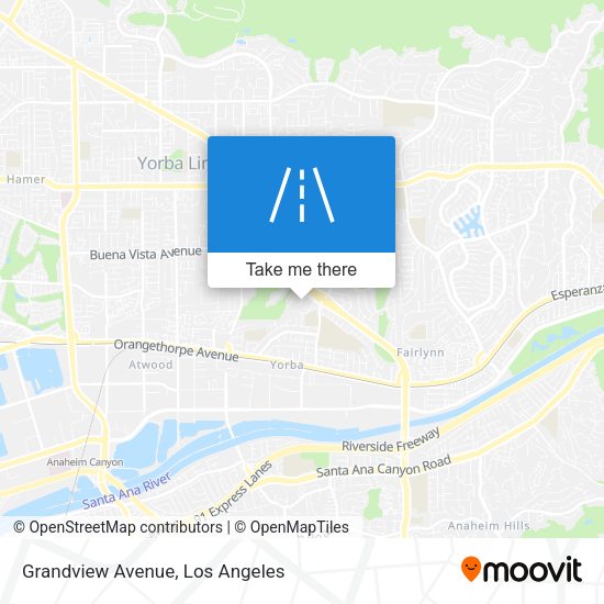 Grandview Avenue map
