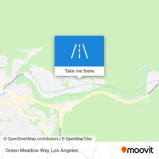 Green Meadow Way map