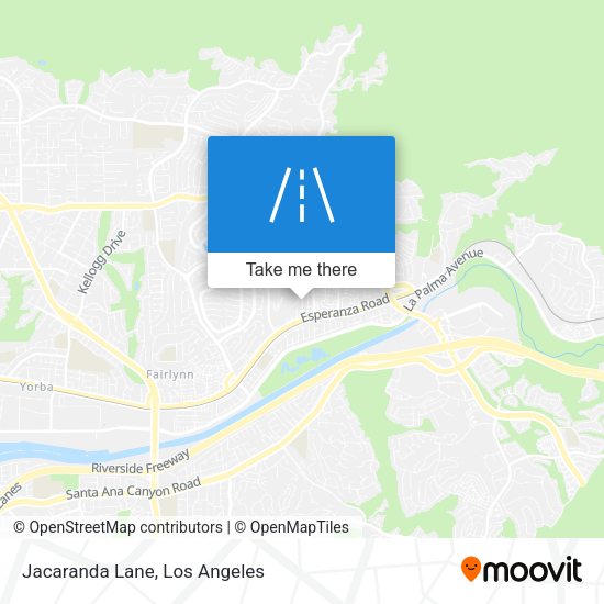 Mapa de Jacaranda Lane