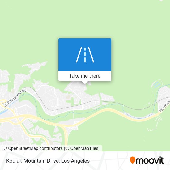 Kodiak Mountain Drive map