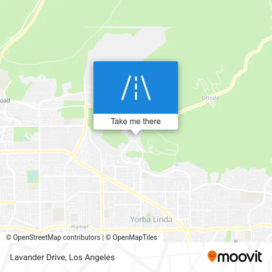 Lavander Drive map