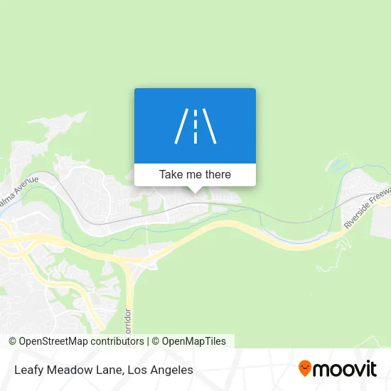 Leafy Meadow Lane map
