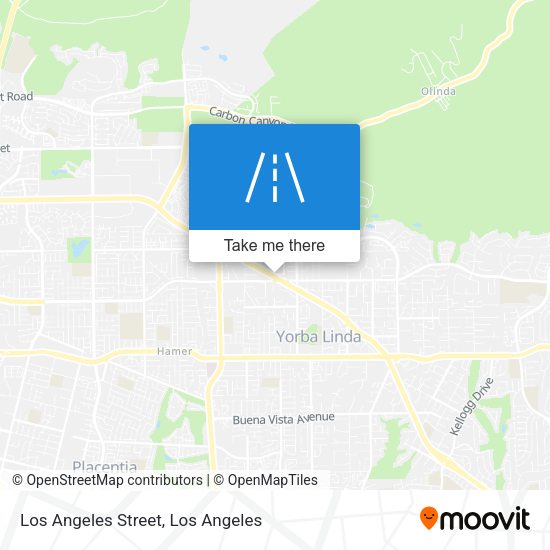 Los Angeles Street map