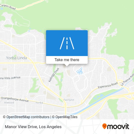 Manor View Drive map