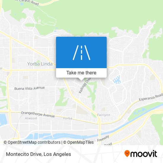 Montecito Drive map