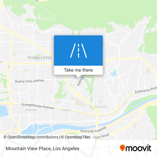 Mapa de Mountain View Place