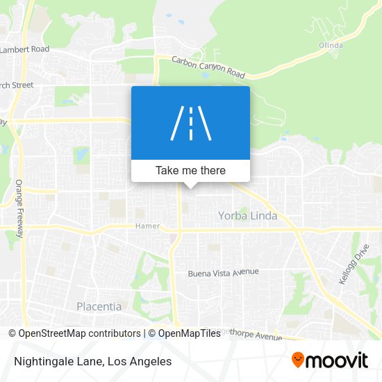 Nightingale Lane map
