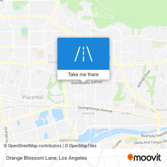 Orange Blossom Lane map