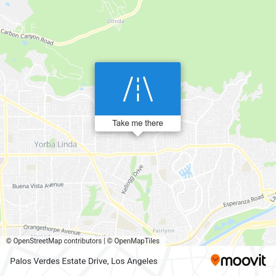 Mapa de Palos Verdes Estate Drive