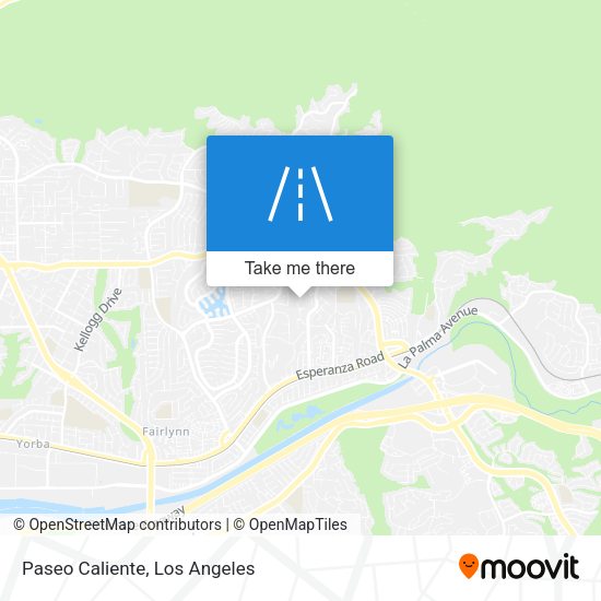 Mapa de Paseo Caliente